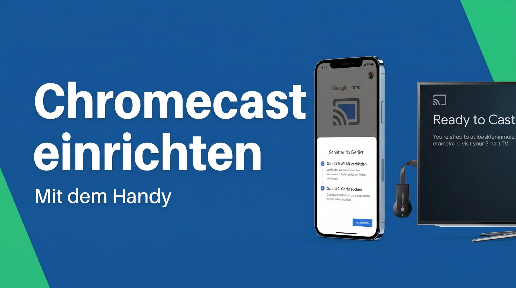 Chromecast mit dem Handy einrichten und nutzen
