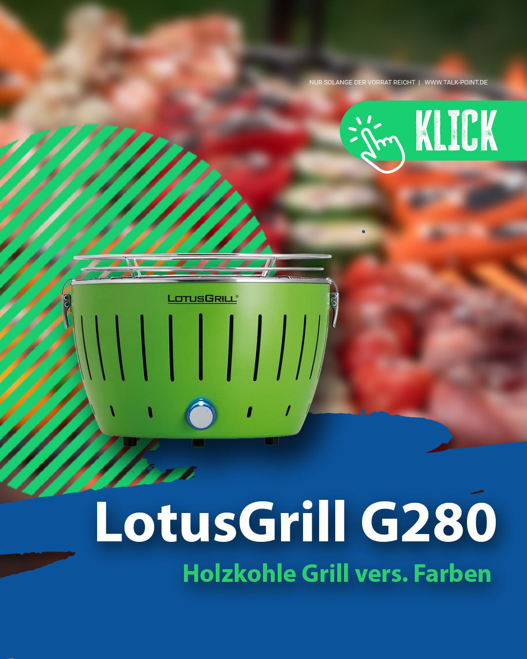 Grillen ohne Rauch? Der LotusGrill macht’s möglich!