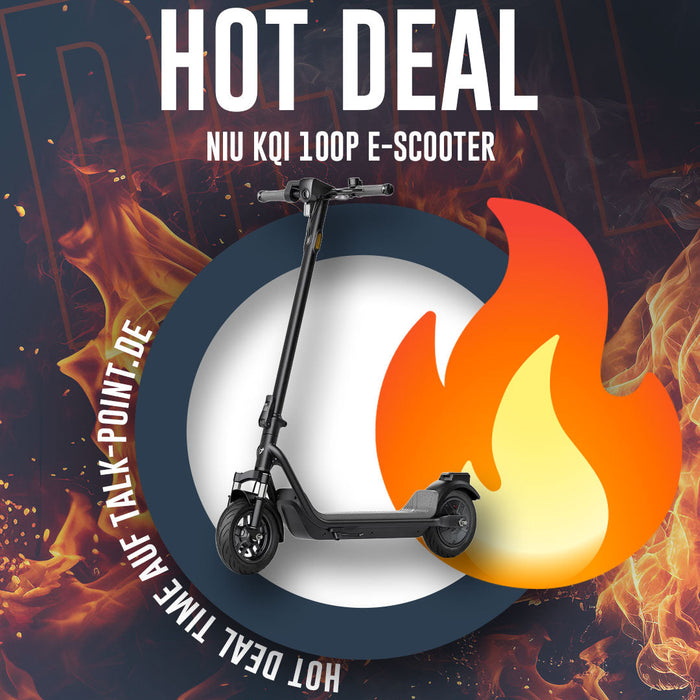 NIU KQi 100P E-Scooter mit Straßenzulassung – Nur 259,99€ | Talk-Point