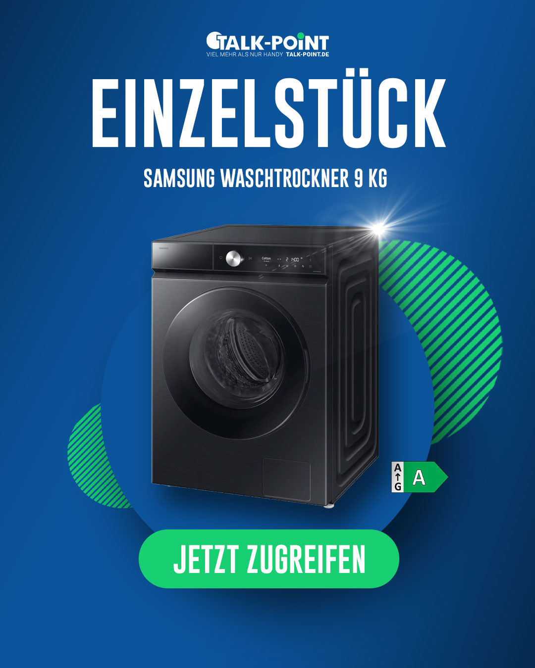 Samsung WD90DB8B85GBU2 Waschtrockner – Einzelstück nur 689,99€ | TP