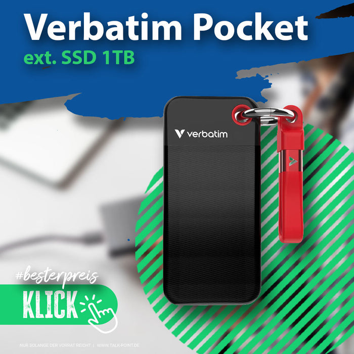 Riesiger Speicher im Mini-Format! Die Verbatim Pocket SSD