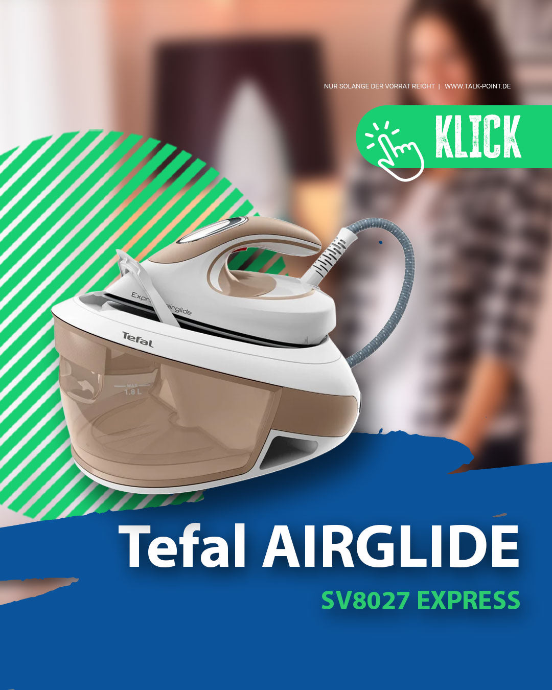 Bügeln im Express-Tempo! Zeit für die wichtigen Dinge
