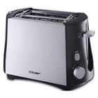 Cloer 3410 2-Scheiben Toaster 825W Edelstahl (matt) / Schwarz