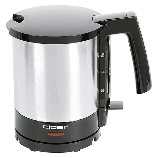 Produktbild Wasserkocher - Cloer 4710 Wasserkocher 1,7 L aus Edelstahl Silber/Schwarz