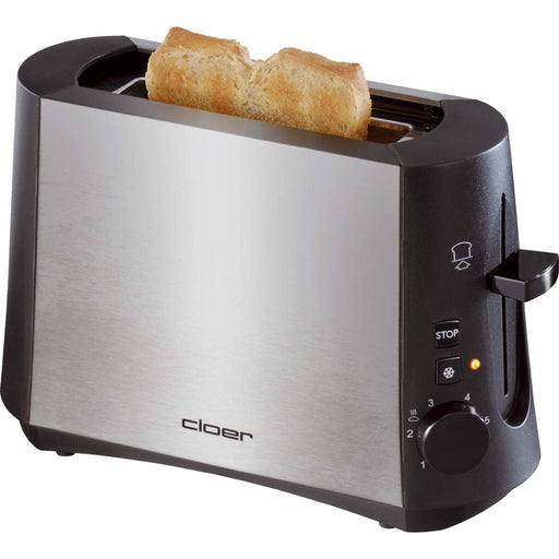 Produktbild Toaster - Cloer 3890 Toaster 1 Scheibe(n) Edelstahl / Schwarz
