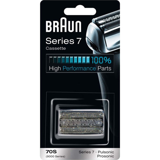 Produktbild Ersatzscherkopf - Braun Kombipack 70S Ersatz-Scherkopfkassette in Silber. Für Series 7, Pulsonic