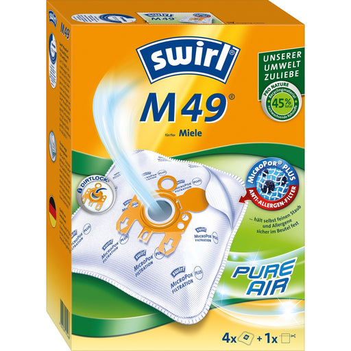 Produktbild Staubsaugerbeutel - Swirl M 49 MP PlusAirSpace Staubbeutel