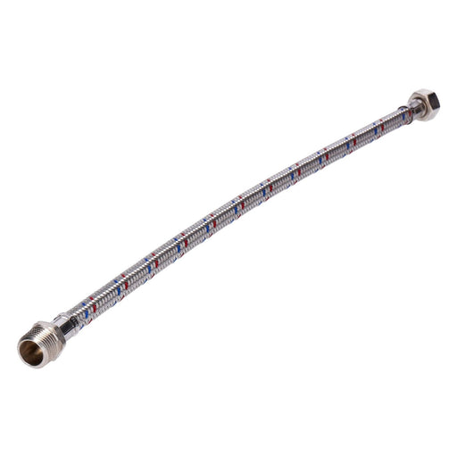 Produktbild Zulauf-Schlauchverlängerung - Flexibler Sanitär-Verbindungsschlauch (50 cm) DN12 3/4 Außengewinde x 3/4 Überwurfmutter