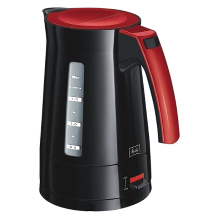 Melitta Enjoy 1,7 L Wasserkocher schwarz-rot