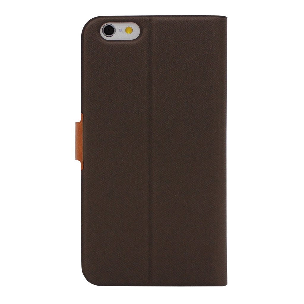 Produktbild Smartphone-Hülle - Fenice Magnetverschluss, Fächer & Standfunktion iPhone 6 braun