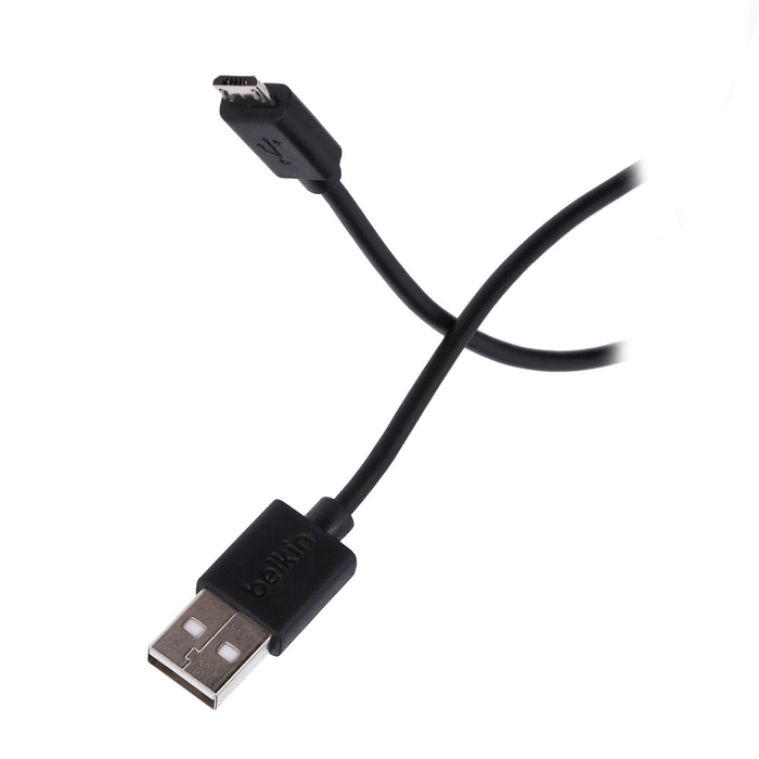 Belkin microUSB- auf USB-Kabel schwarz (USB 2.0, 2 m) schwarz