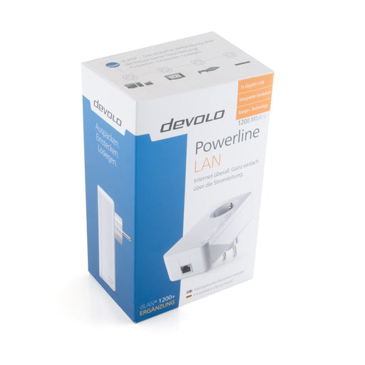Produktbild Netzwerk-Adapter - devolo dLAN 1200+ Single Powerline Adapter