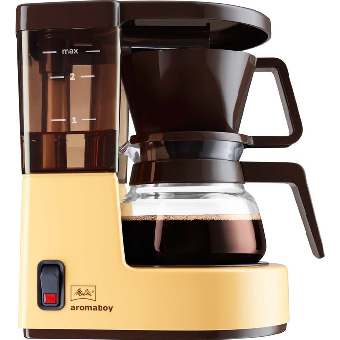 Melitta Aromaboy Filterkaffeemaschine 2 Tassen 1015-03 braun/beige