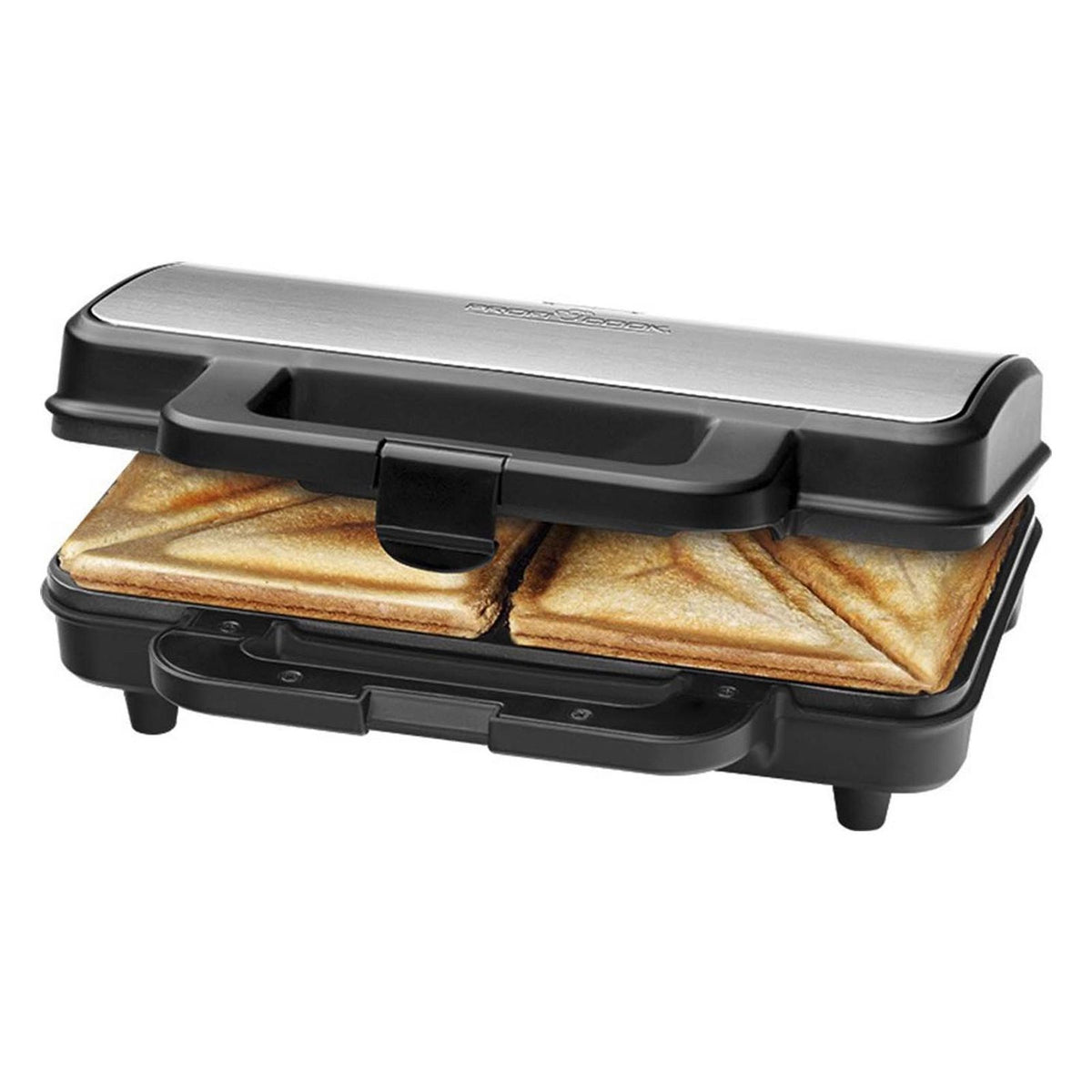 Produktbild Toaster - ProfiCook PC-ST 1092 Sandwichtoaster Schwarz / Edelstahl