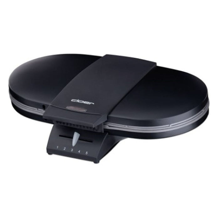 Cloer 1320 Doppelwaffeleisen Edelstahl matt