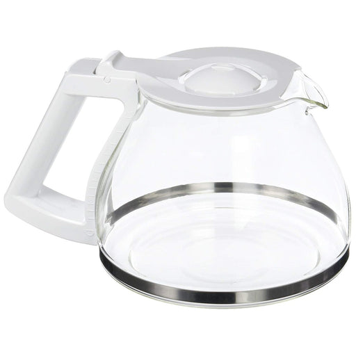Produktbild Kaffeekanne - Melitta Look Deluxe Glaskanne weiß/Edelstahl