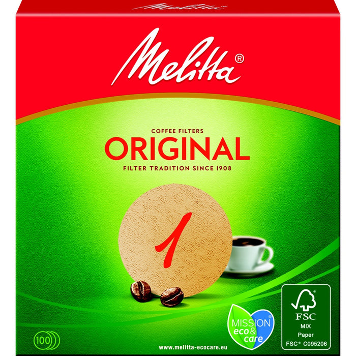 Melitta Rundfilterpapier 1 naturbraun