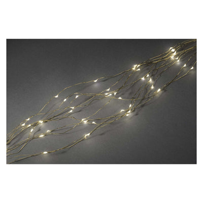 6380-180 LED-Tropfenlametta 90-flg.