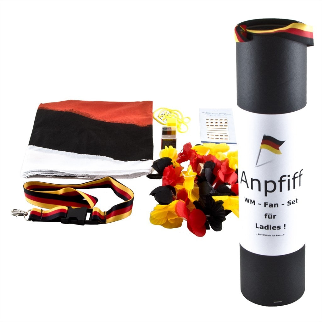 Produktbild Flagge - Deutschland WM Fanröhre Ladies - mit Deutschland-Tragegriff
