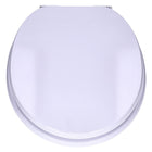 TP WC-Sitz mit Absenk-Automatik, Motiv, Soft-Close Holz-Kern, ovale O-Form, EU-Größe, bis 120 kg White