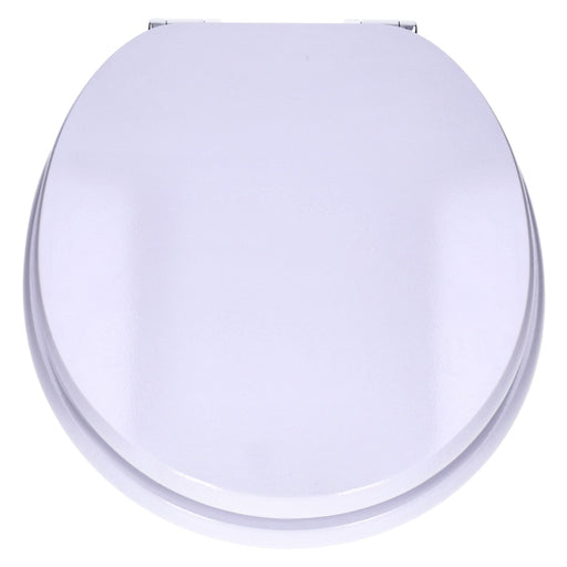 Produktbild WC-Sitz - TP WC-Sitz mit Absenk-Automatik, Motiv, Soft-Close Holz-Kern, ovale O-Form, EU-Größe, bis 120 kg White