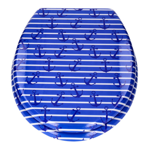 Produktbild WC-Sitz - TP WC-Sitz mit Absenk-Automatik, Motiv, Soft-Close Holz-Kern, ovale O-Form, EU-Größe, bis 120 kg anchor