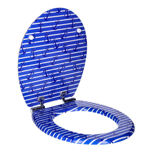 Produktbild WC-Sitz - TP WC-Sitz mit Absenk-Automatik, Motiv, Soft-Close Holz-Kern, ovale O-Form, EU-Größe, bis 120 kg anchor