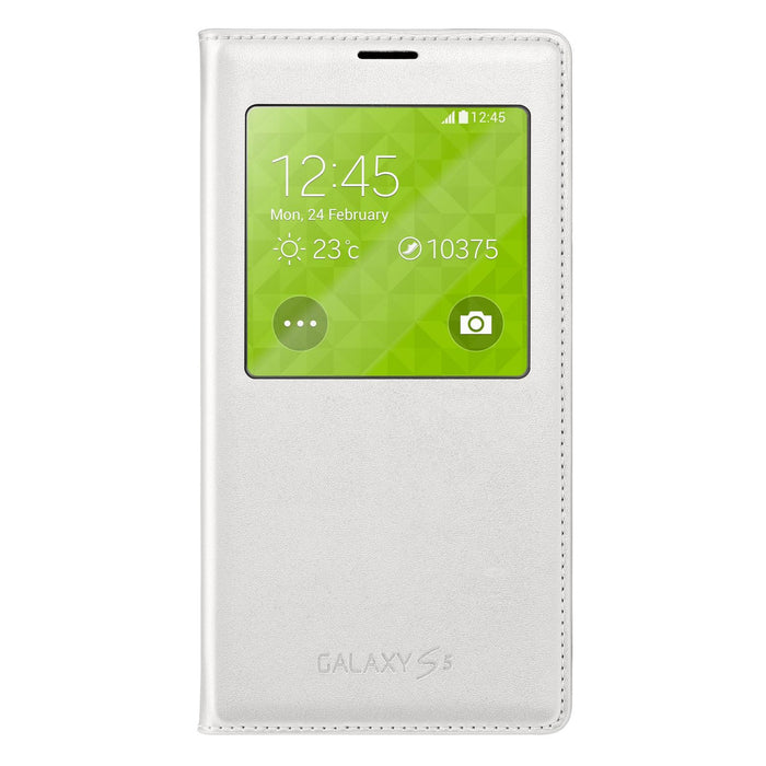 Samsung EF-CG900BHEGWW Flip Cover mit Sichtfenster für Samsung Galaxy S5