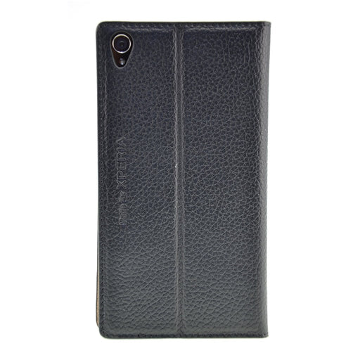 Produktbild Smartphone-Hülle - Mike Galeli Magnetische Folio Schutzhülle Cover Sony Z5 - Schwarz Standfunktion und Kartenfach