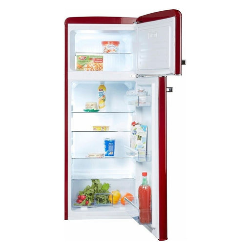 Produktbild Kühlschrank - Amica Kühl-/Gefrierkombination Retrodesign  Weinrot