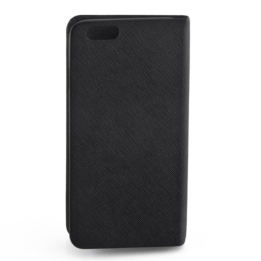 Produktbild Smartphone-Hülle - Ozaki 0.3 Folio - stylische, dünne Klapp-Tasche Kunstleder für Apple iPhone 6 / 6S - schwarz