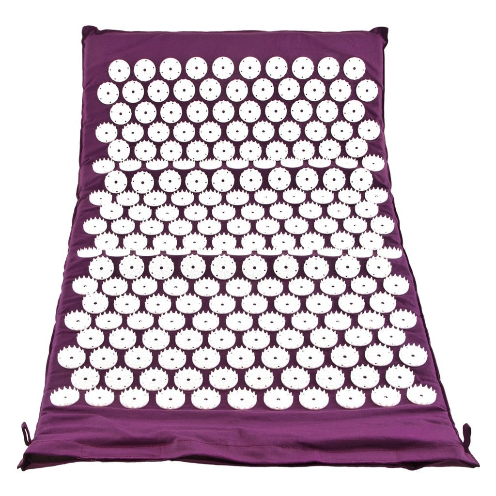Produktbild Akupressurmatte - TP Akupressurmatte, Set mit Nagelmatte und Tasche, für Entspannung und Massage, ca. 75 x 44 cm Lila