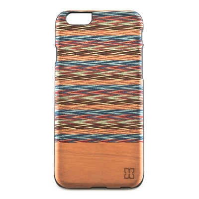 Slim M1490B Echtholzcover für iPhone 6 6s braun M1490B