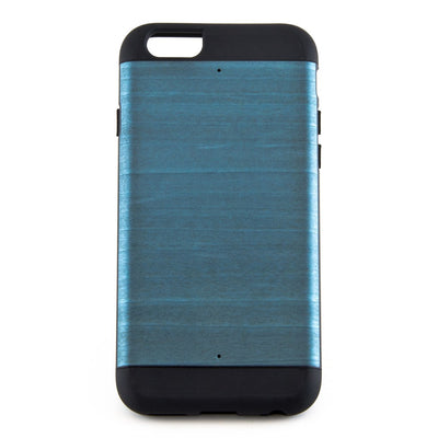 Slim M1534B Echtholzcover für iPhone 6 6s in blau M1534B