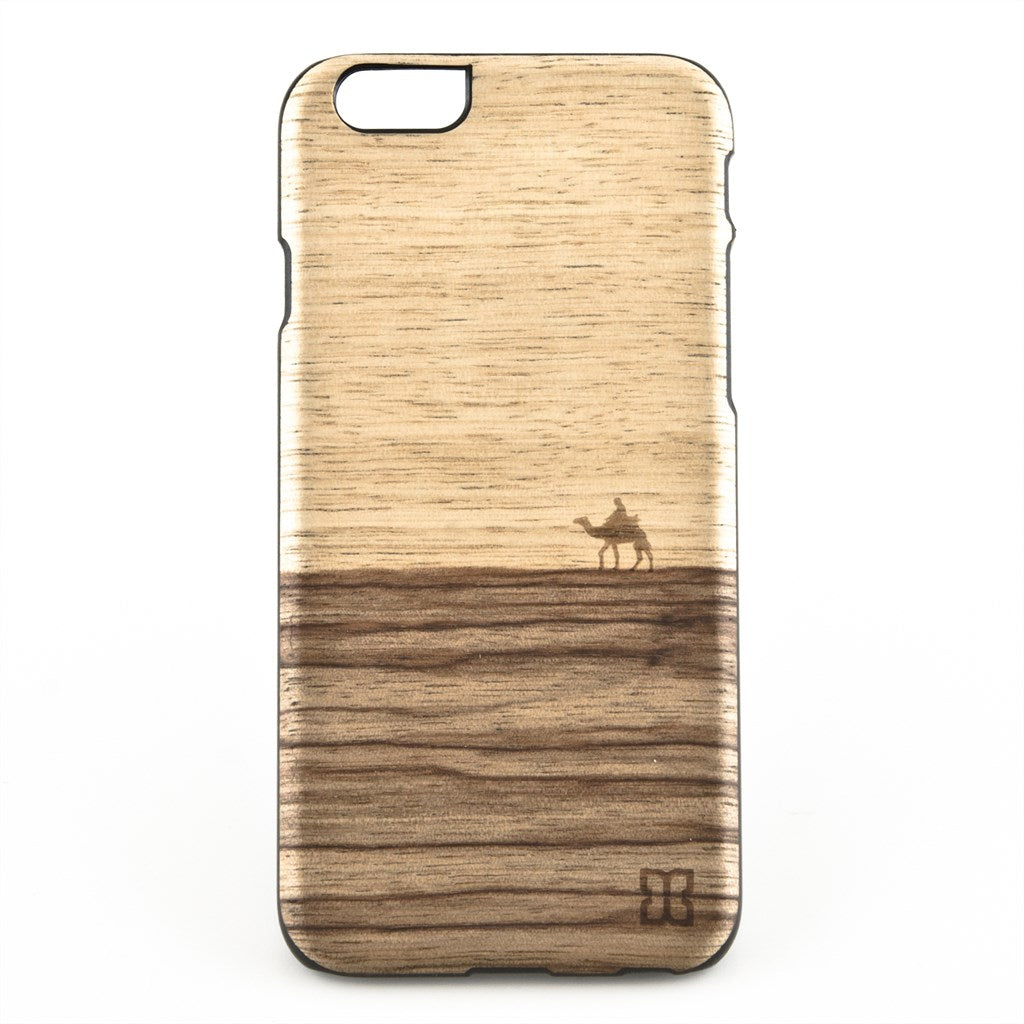 Produktbild Smartphone-Hülle - Man&Wood Slim M1612B Echtholzcover für iPhone 6+ Plus in Terra Eco M1612B