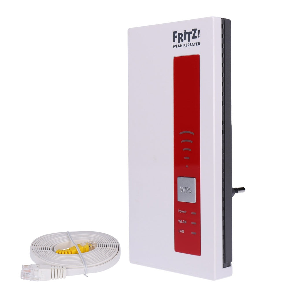 Produktbild WLAN-Repeater - AVM Fritz!WLAN Repeater 1750E in weiß
