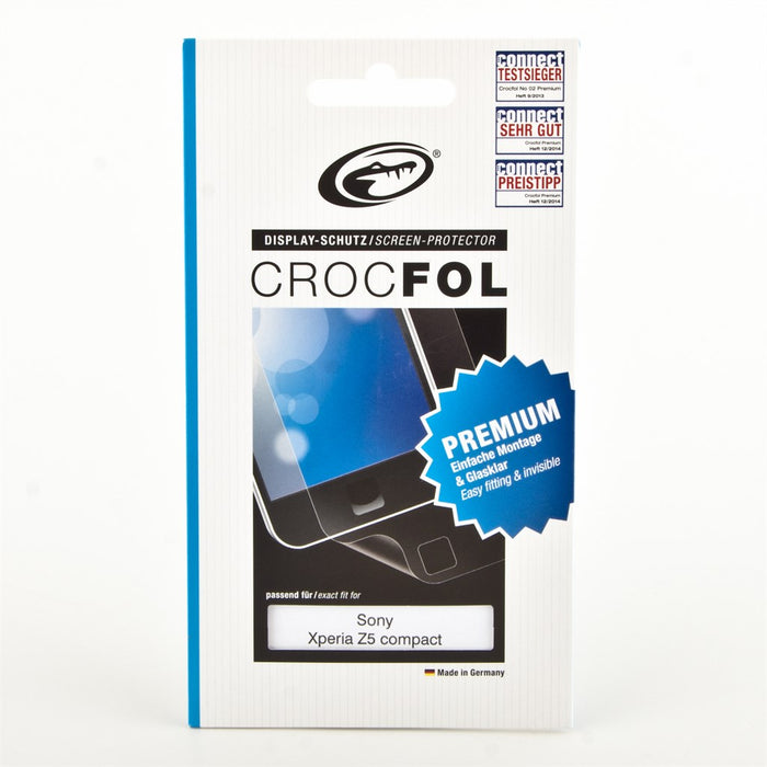 CROCFOL Schutzfolie für das Sony Xperia Z5 compact 2st.