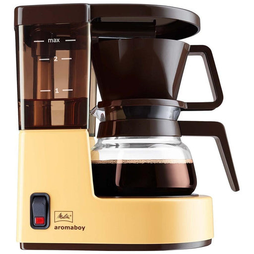 Produktbild Filterkaffeemaschine - Melitta Aromaboy Filterkaffeemaschine mit Glaskanne für 2 Tassen Beige-Braun