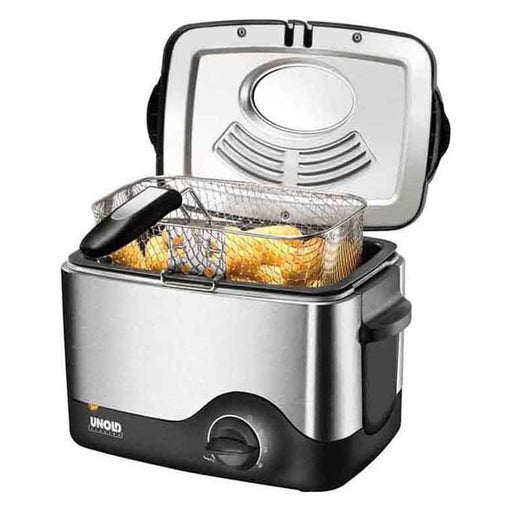 Produktbild Fritteuse - Unold 58615 Kompakt-Fritteuse Edelstahl/schwarz