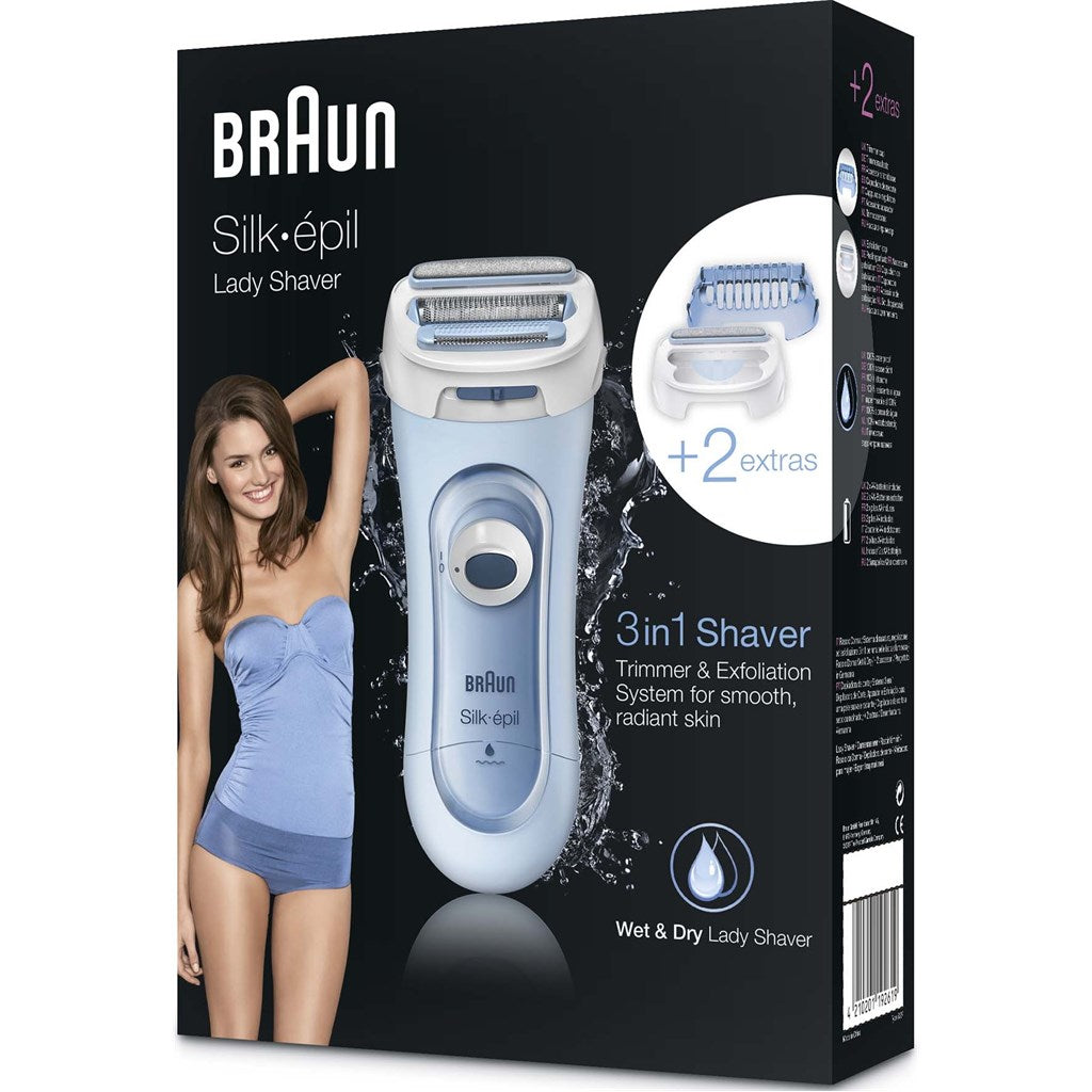 Produktbild Elektrokörperrasierer - Braun LS 5160 Ladyshaver Silk-epil blau