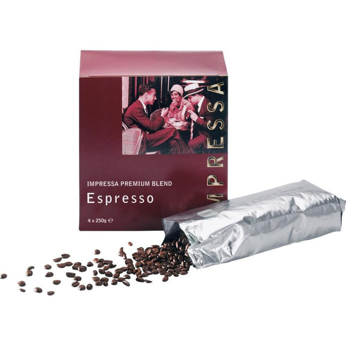 JURA 64696 Impressa-Espresso ganze Bohnen 1x250 g Premium Blend