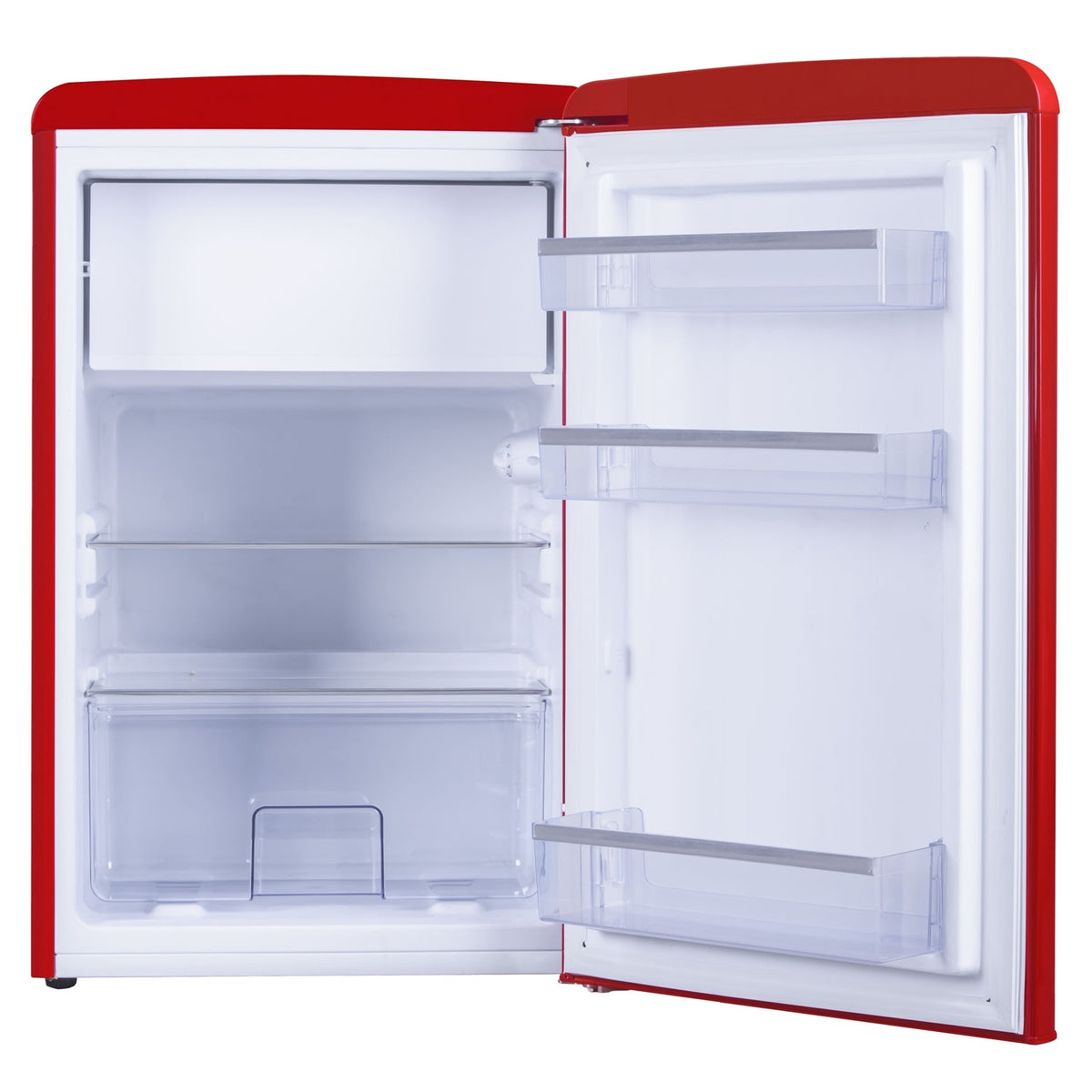 Produktbild Kühlschrank - Amica KS 15610 R Kühlschrank mit Gefrierfach im Retrodesign rot