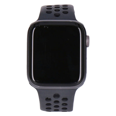 Watch Series 4 Nike+ 44mm GPS + 4G Spacegrau Aluminiumgehäuse mit Nike Sportarmband Anthrazit