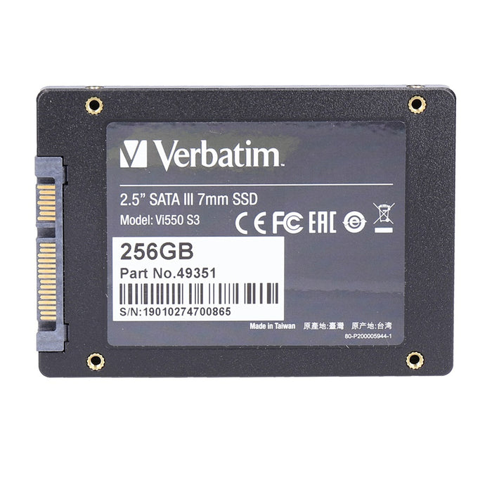 Verbatim Vi550 S3 Interne SATA III SSD 256GB