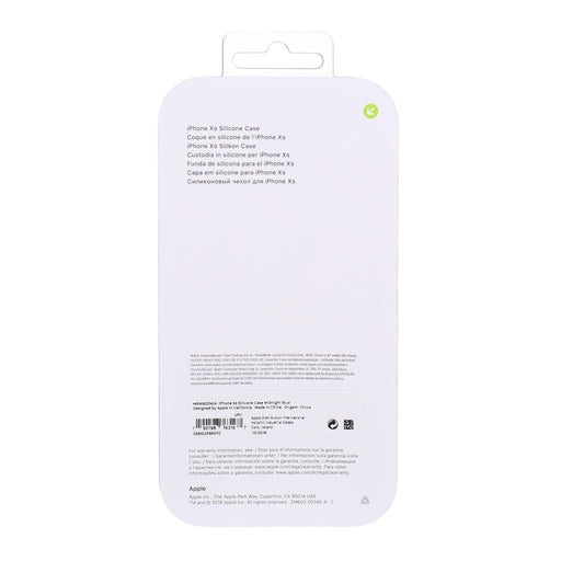 Produktbild Smartphone-Hülle - Apple Silikon Case für iPhone Xs Mitternachtsblau
