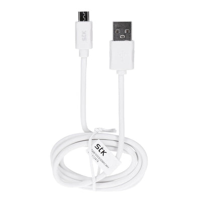 Lade und Sync-Kabel micro USB-Anschluss 1 Meter weiß