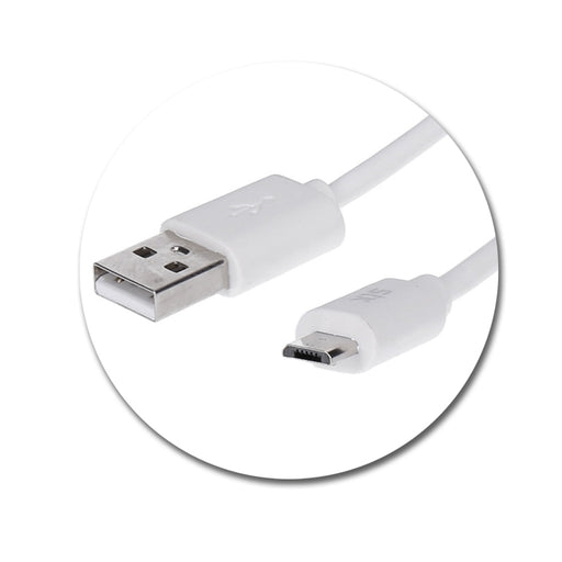 Produktbild USB-Kabel - STK Lade und Sync-Kabel micro USB-Anschluss 1 Meter weiß