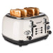 Korona 21676 Toaster, 4 Scheiben, Creme, Röstgrad- Anzeige