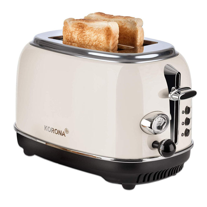 Korona 21666 Toaster, 2 Scheiben, Creme, Röstgrad- Anzeige