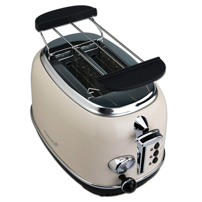 Korona 21666 Toaster, 2 Scheiben, Creme, Röstgrad- Anzeige